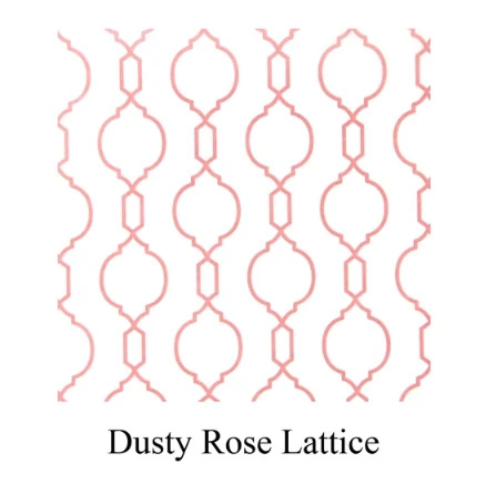 Dusty Rose Geometric tissue paper pre-cut for portrait boxes and photo cases