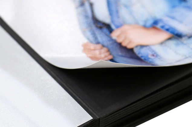 Perry Album closed showing leatherette cover with foil imprinting and quality presentation box