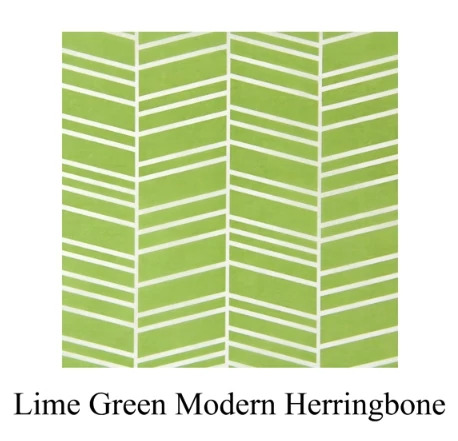 Lime Green Lattice tissue paper pre-cut for portrait boxes and photo cases