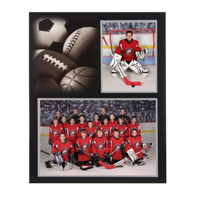 HD-100 All Sports Memory Mates in soccer, football, baseball, and basketball designs showing duo-tone matte finish