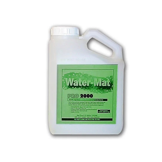 Water-Mat 2000 Pearl lacquer gallon showing pearl finish roller coating formula for photo finishing