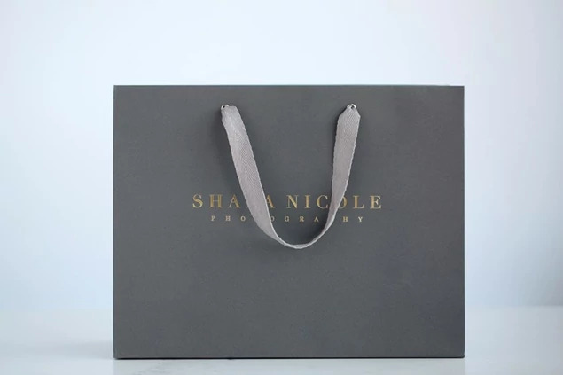 Slate gray Euro Tote bag front view showing clean slate finish and cotton twill ribbon handles