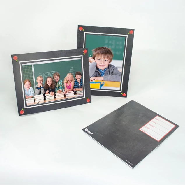School Days Panel Mount back showing autograph area for student and classmate signatures