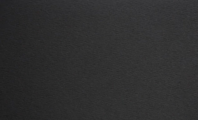Midnight Mount close-up showing heavy weight linen textured board surface and black foil border detail