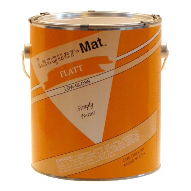Flat Gallons matte lacquer in orange gallon can for professional photo print finishing