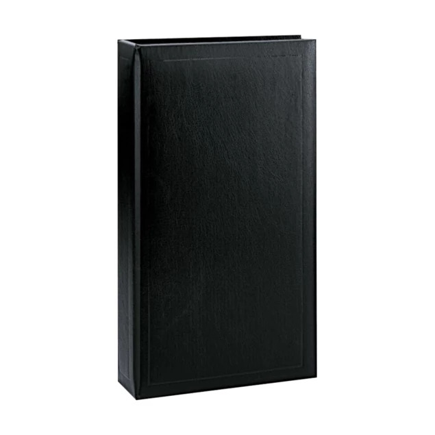 Black Concord Preview Album closed showing black cover and binding ring design