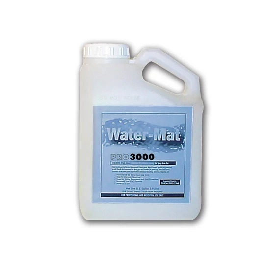 Water-Mat 3000 Diamond lacquer gallon showing diamond finish roller coating formula for high-volume photo lab finishing