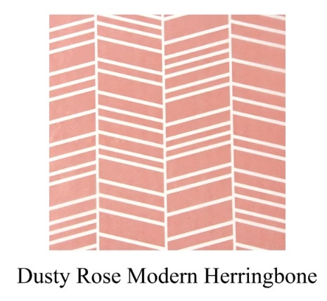 Dusty Rose Herringbone tissue paper pre-cut for portrait boxes and photo cases
